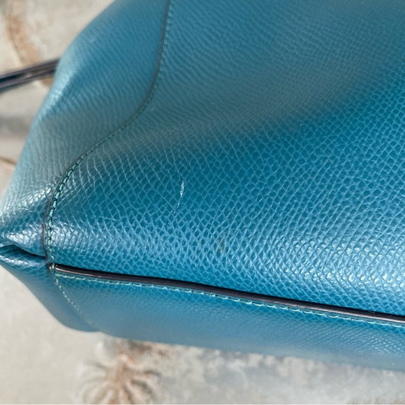 COACH SMALL CHRISTIE CARRYALL IN CROSSGRAIN LEATHER F36637 - Picture 12 of 14